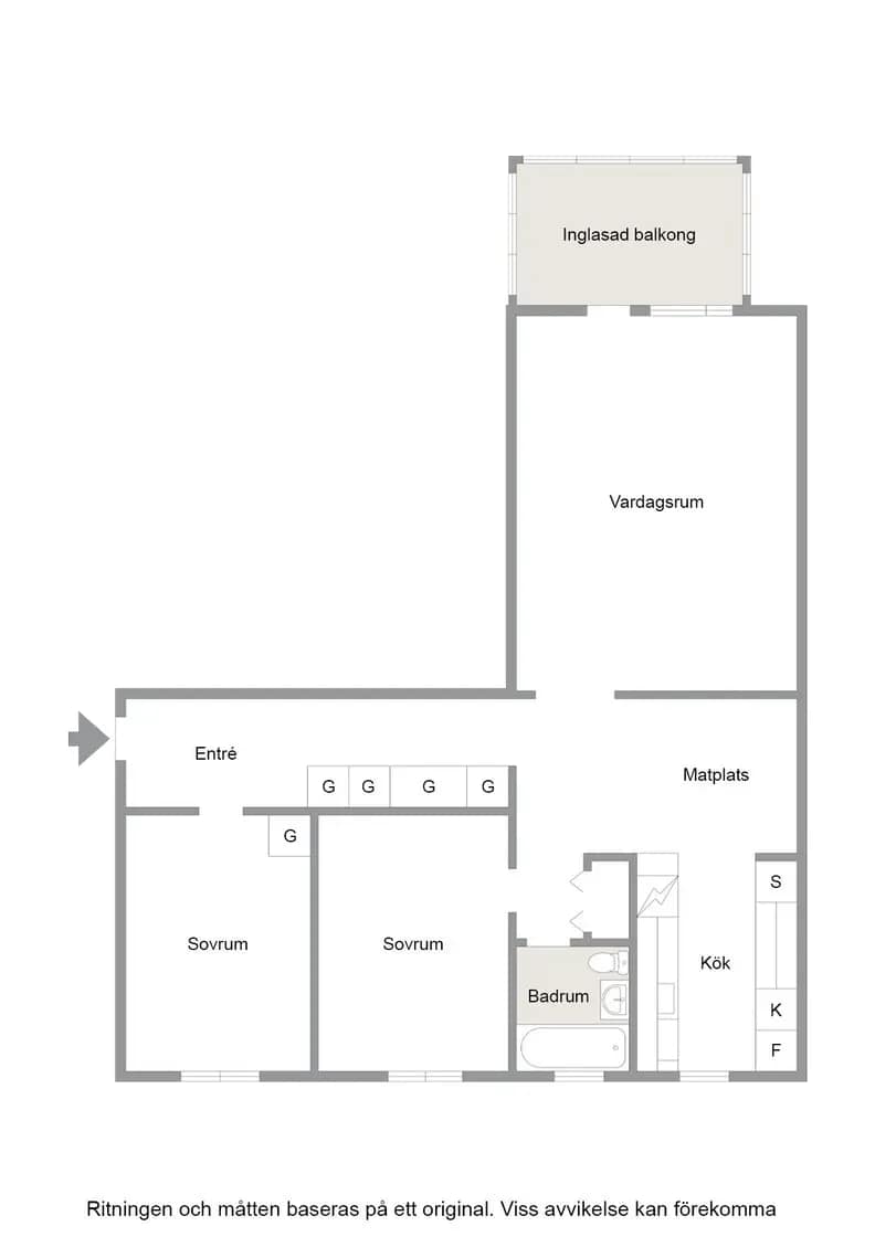 Planritning för Tångringsgatan 8