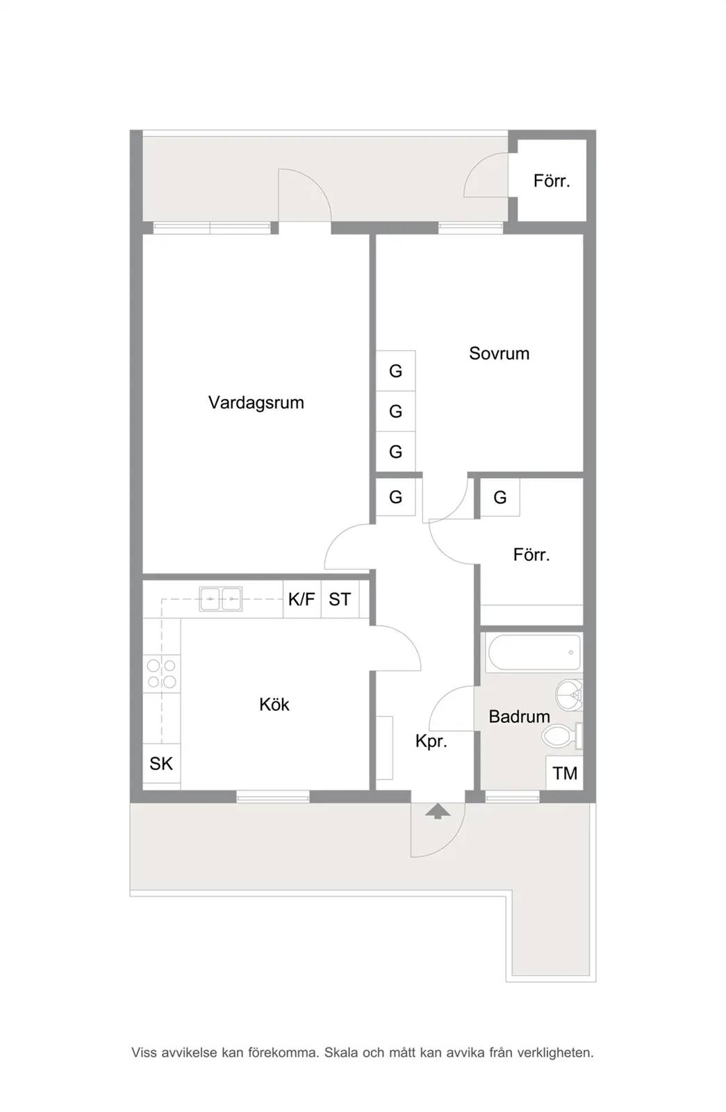 Floor plan for Klågerupsvägen 309G