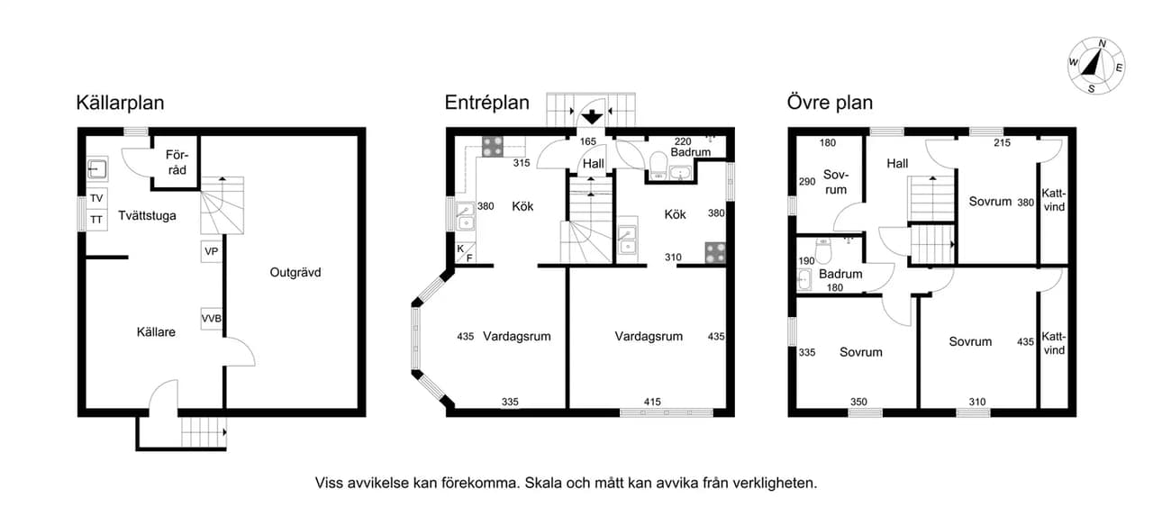 Floor plan for Gamla Riksvägen 93