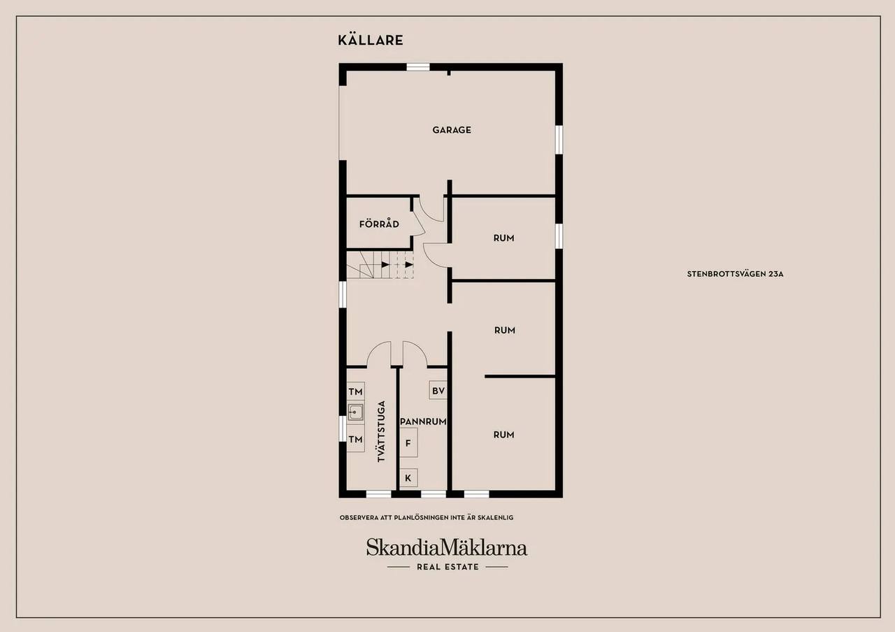 Planritning för Rotnäsvägen 52