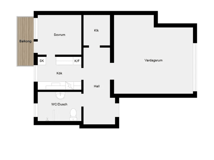 Floor plan for Fregattvägen 68