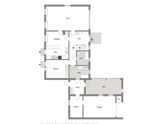Planritning för Tivolivägen 10