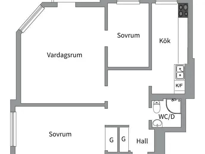 Floor plan for Hästholmsvägen 17
