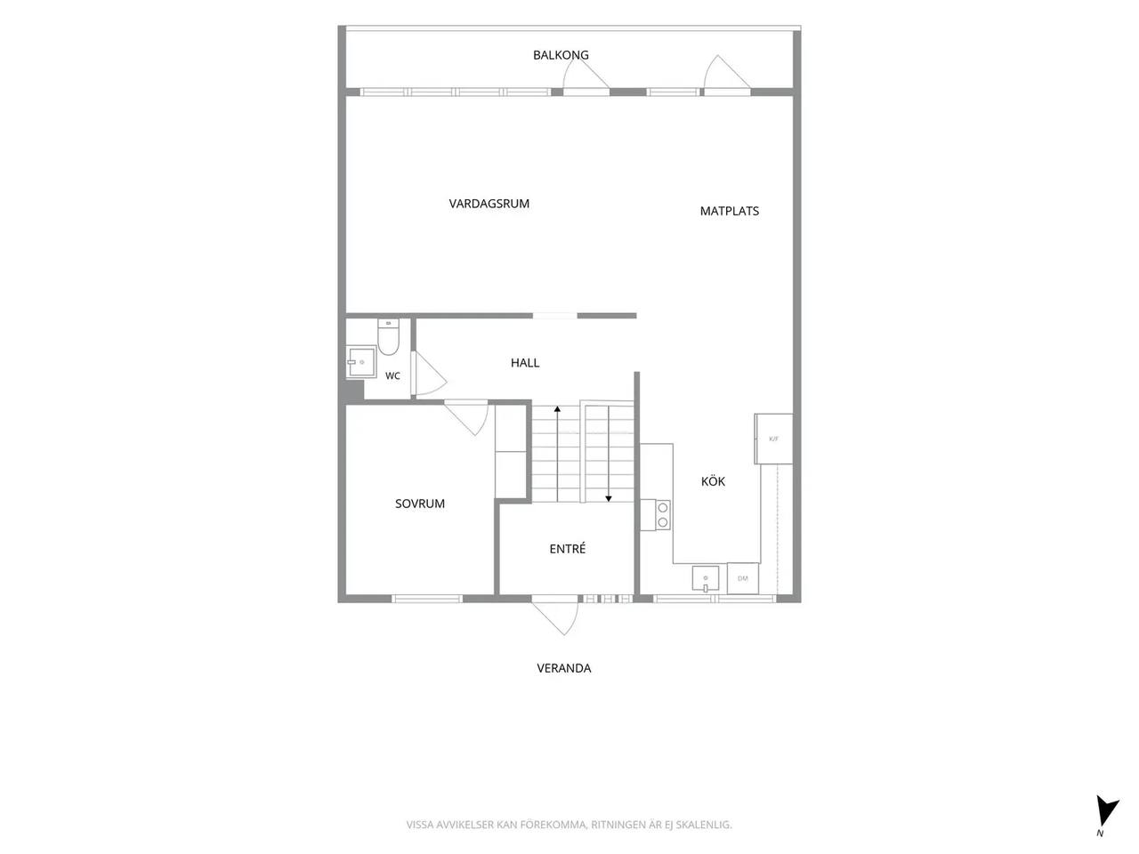 Floor plan for Döbeliusvägen 59