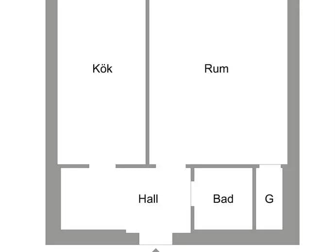 Planritning för Köpmangatan 22C
