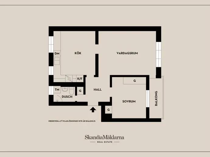 Floor plan for Snörmakarvägen 49