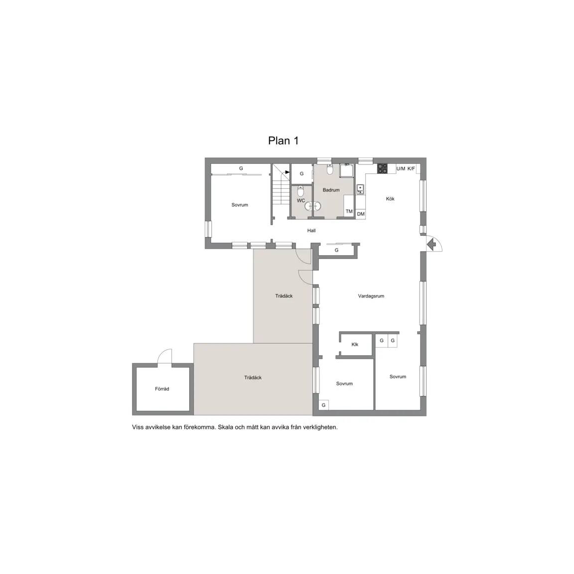 Floor plan for Segerstadsvägen 109
