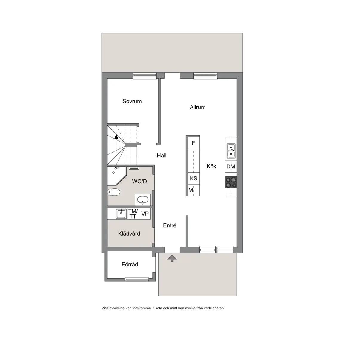Floor plan for Högstorpsvägen 101B