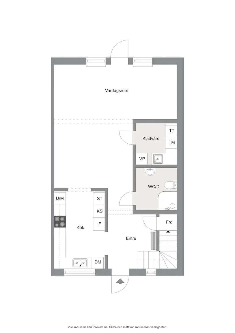 Planritning för Solhagavägen 12C