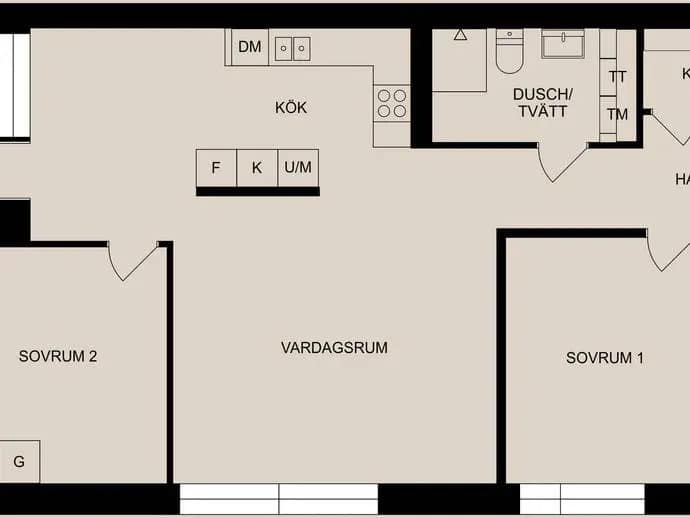 Planritning för Holmtorpsvägen 37