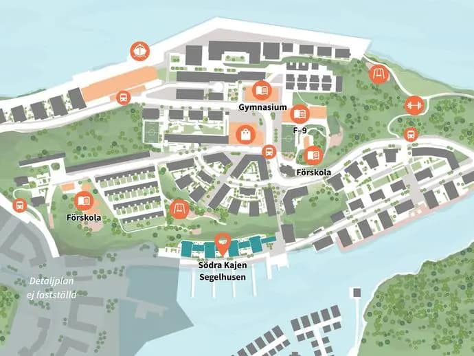 Floor plan for Segelhusen
