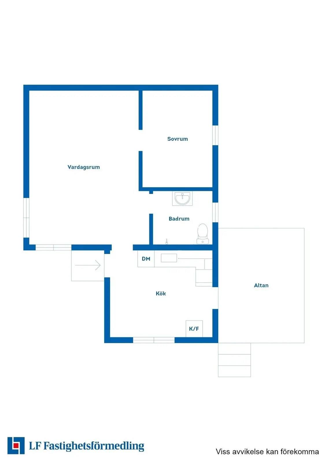 Planritning för Viared Hallatorp 6
