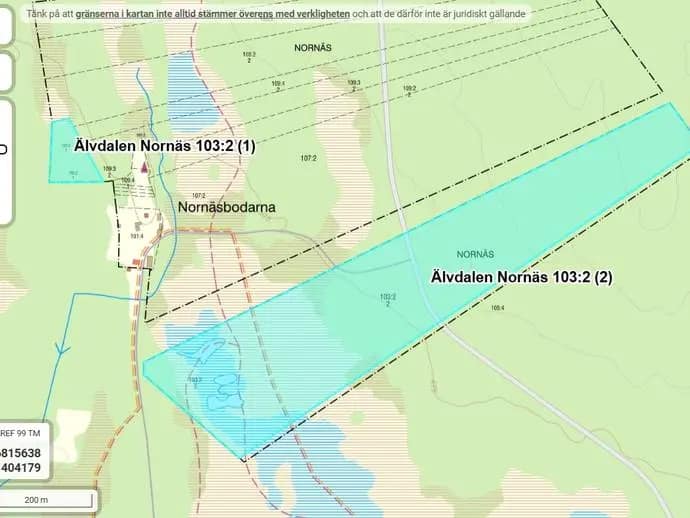 Planritning för Nornäs 103:2 - Nornässätervägen
