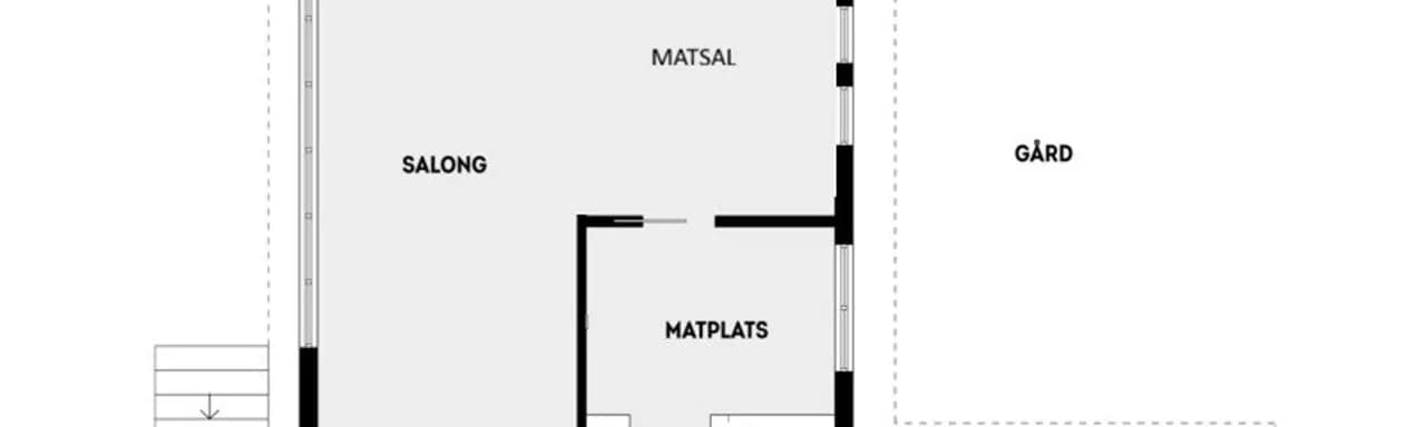 Floor plan for Enstavägen 57