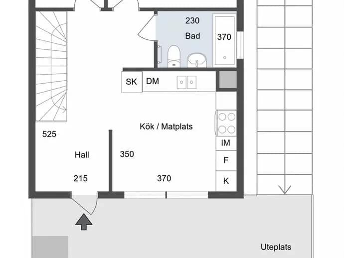Floor plan for Aspenvägen 108
