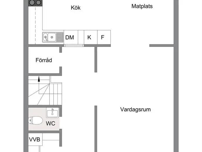 Planritning för Tröskvägen 2
