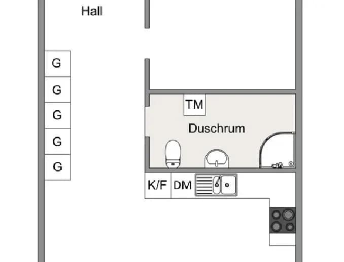 Floor plan for Kryddgårdsgatan 23