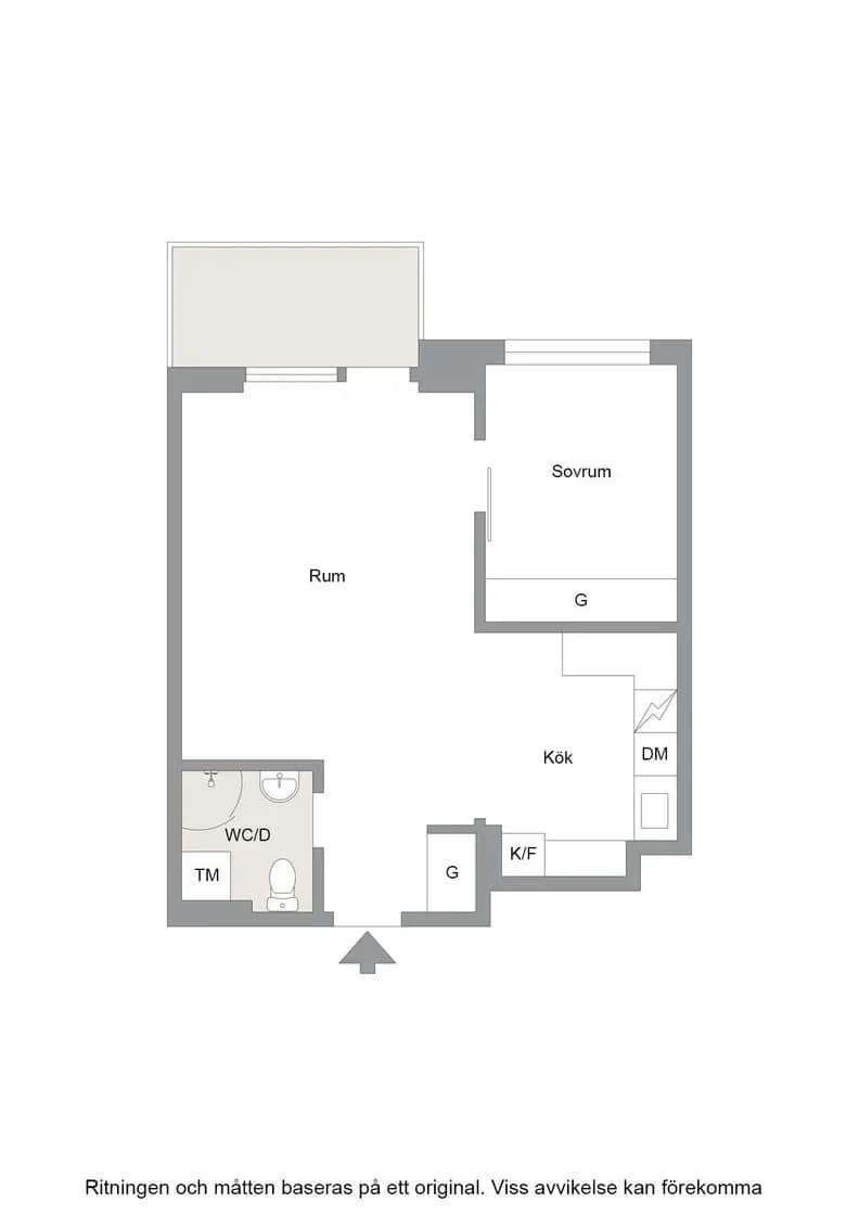 Floor plan for Strindbergsgatan 37
