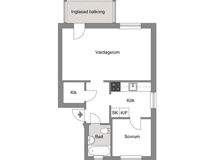 Planritning för Kolonigatan 7