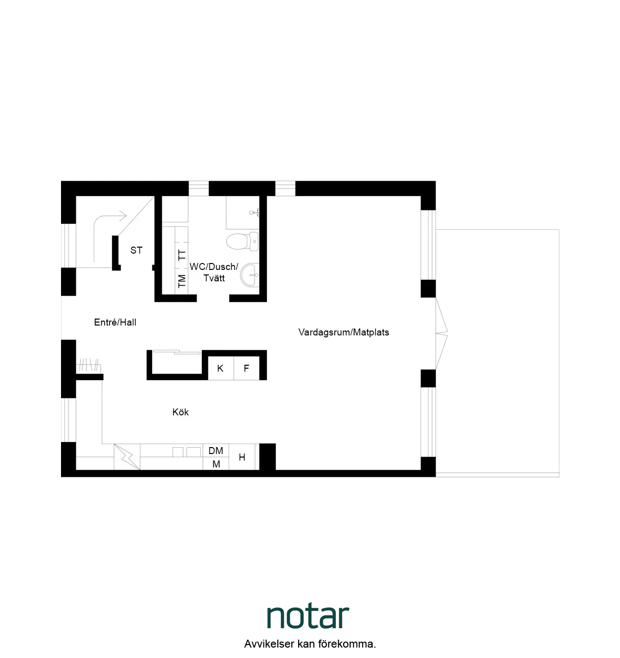 Floor plan for Spannmålsgatan 80