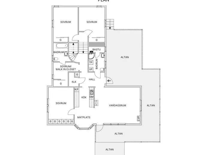 Floor plan for Översättravägen 35