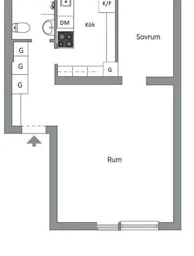 Floor plan for Läckövägen 25