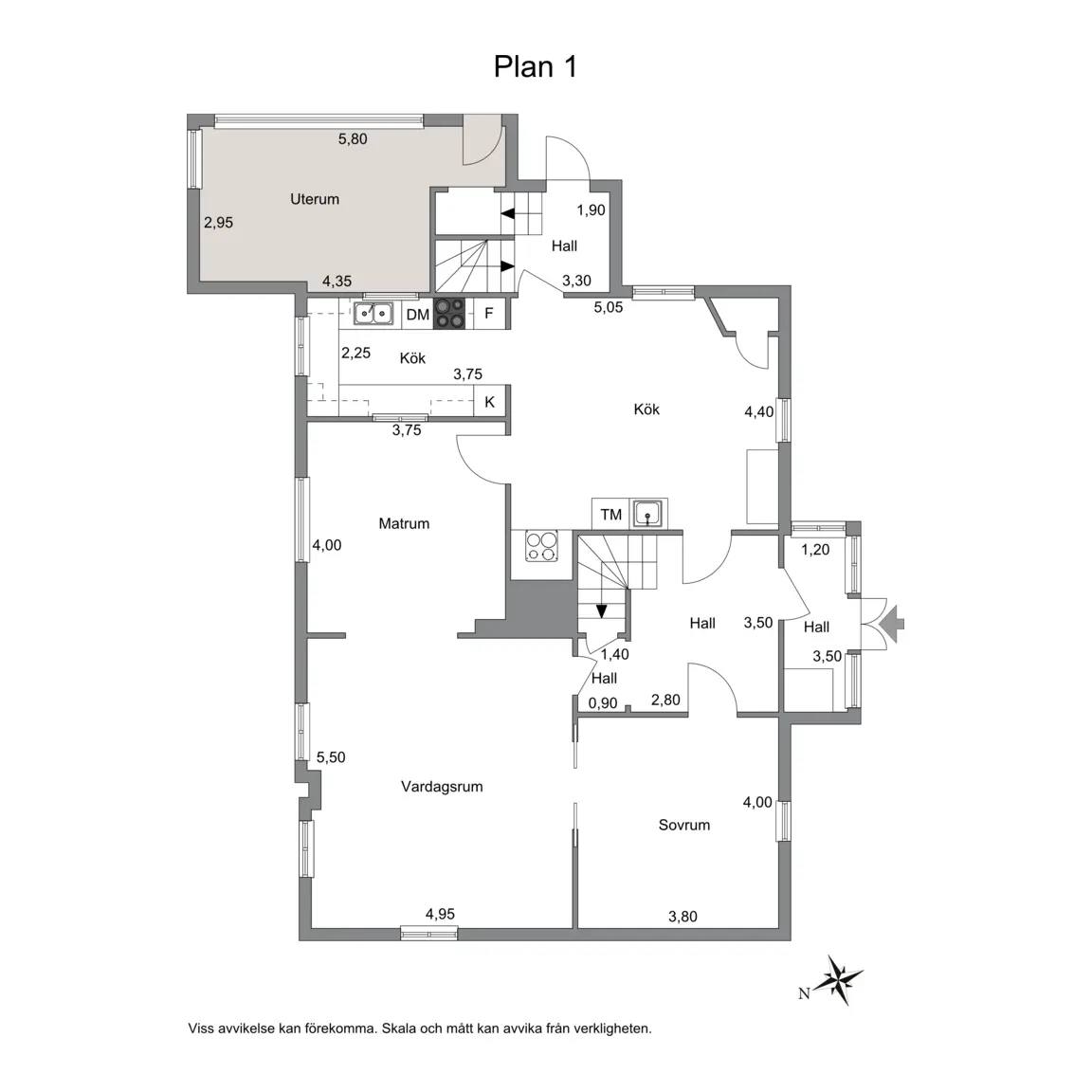 Floor plan for Brunstorp 139