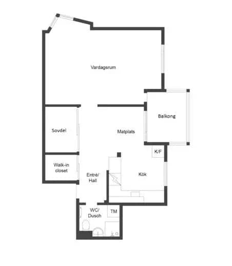 Planritning för Hjälmarvägen 3