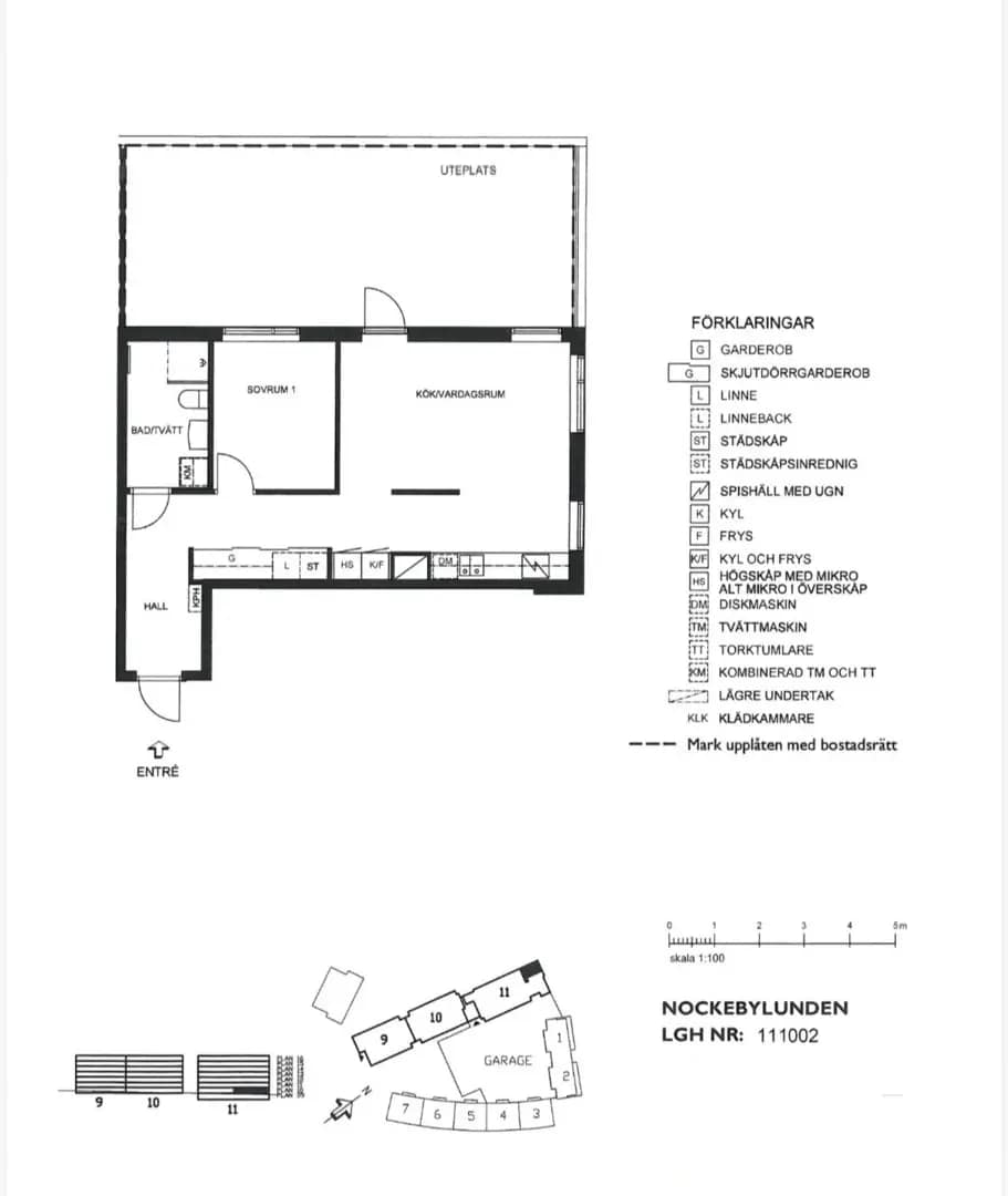 Floor plan for Gubbkärrsvägen 19A