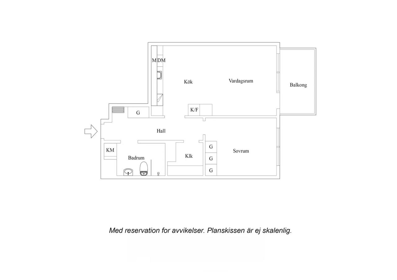 Floor plan for Kolonnvägen 62
