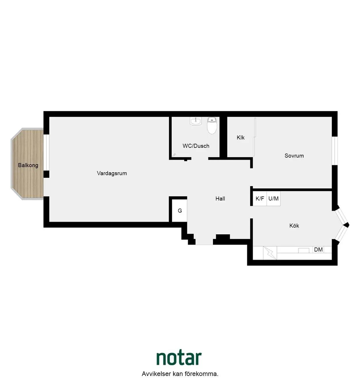 Floor plan for Skidvägen 19, 2tr
