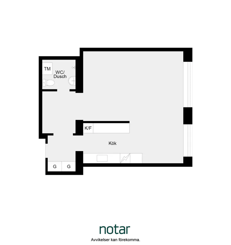 Floor plan for Svandammsvägen 23
