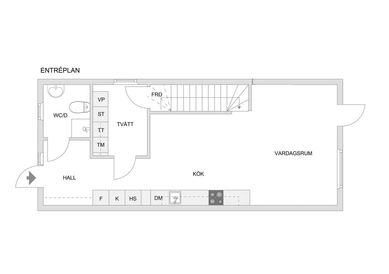 Floor plan for Idunslingan 15