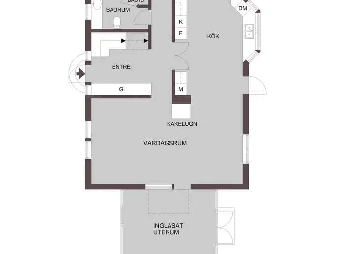 Floor plan for Finedalsvägen 11A