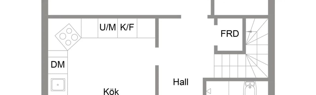 Floor plan for Virkesgatan 6