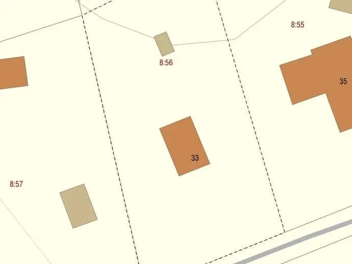 Planritning för Utsiktsvägen 33