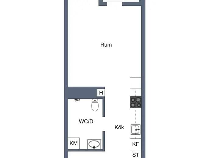 Floor plan for Drabantgatan 52