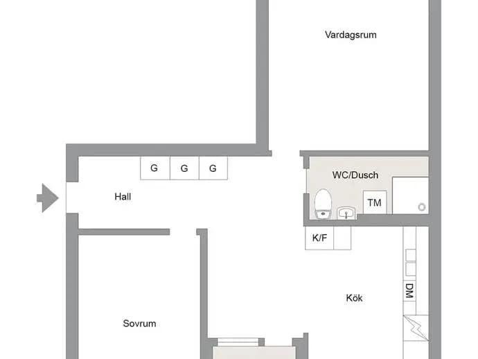 Planritning för Bigatan 7