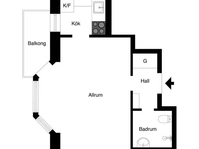 Planritning för Lövgatan 62