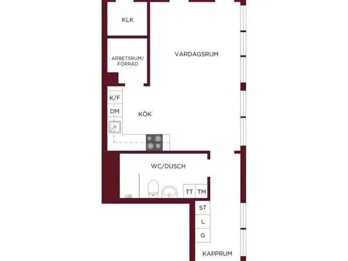 Planritning för Evenemangsgatan 12