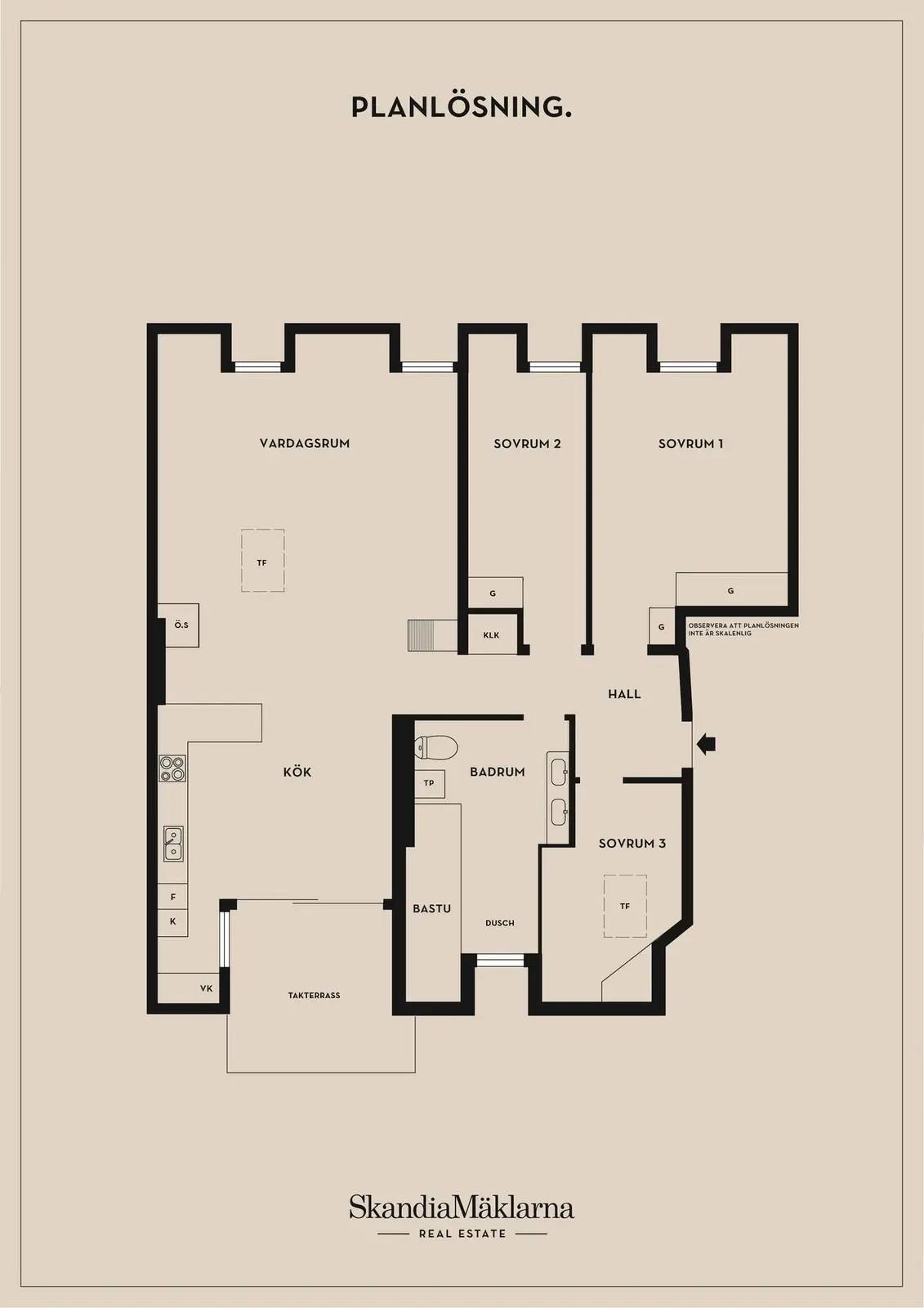 Floor plan for Upplandsgatan 24B