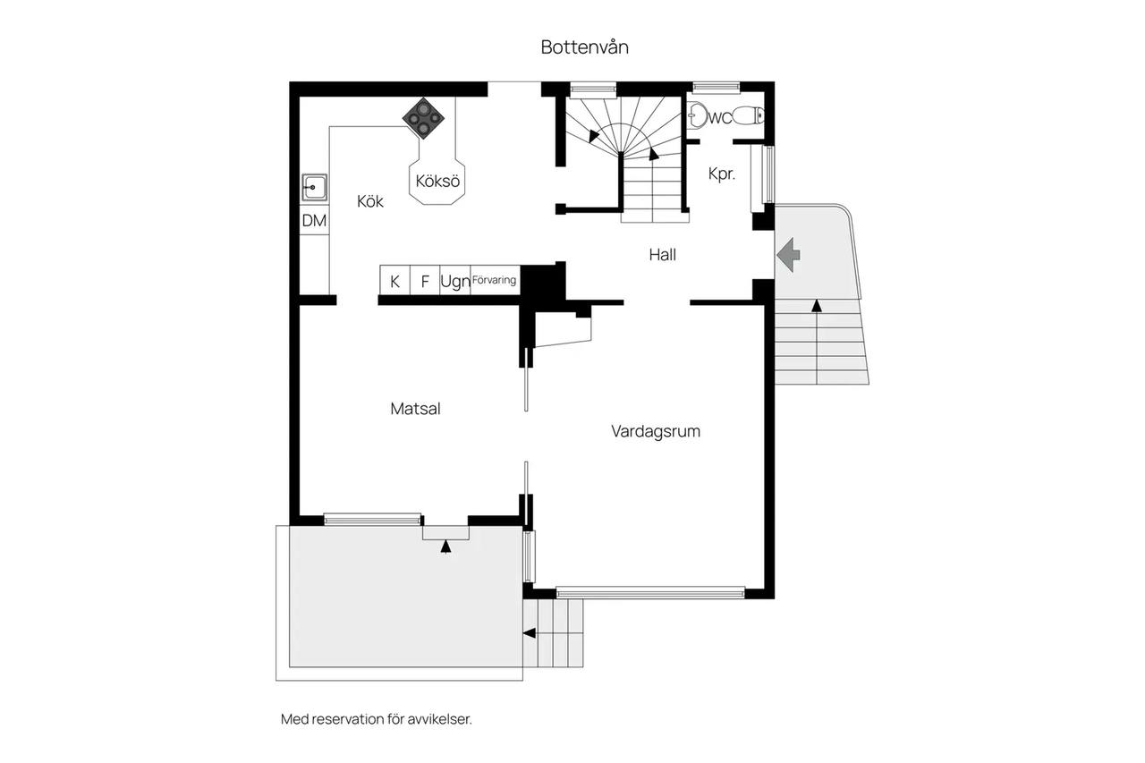 Planritning för Bävervägen 28