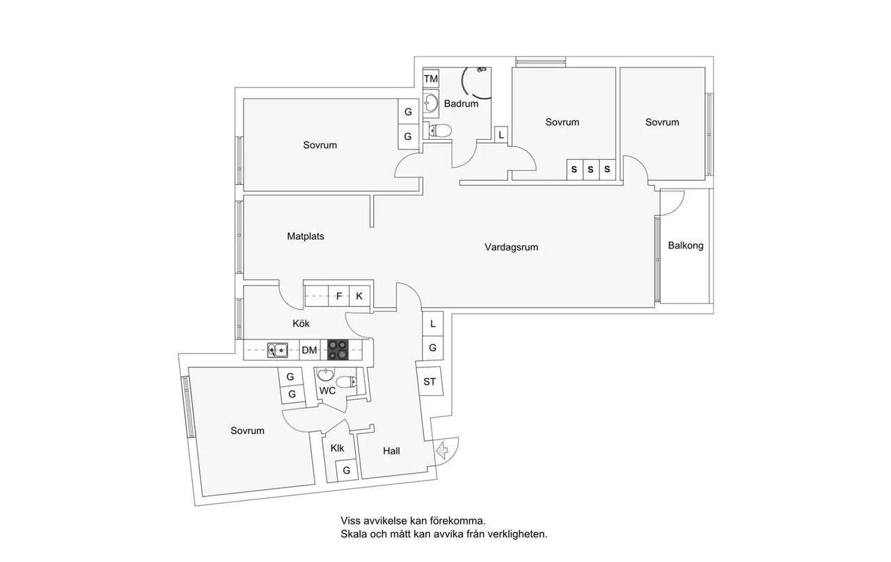 Floor plan for Tantogatan 59, 7 tr
