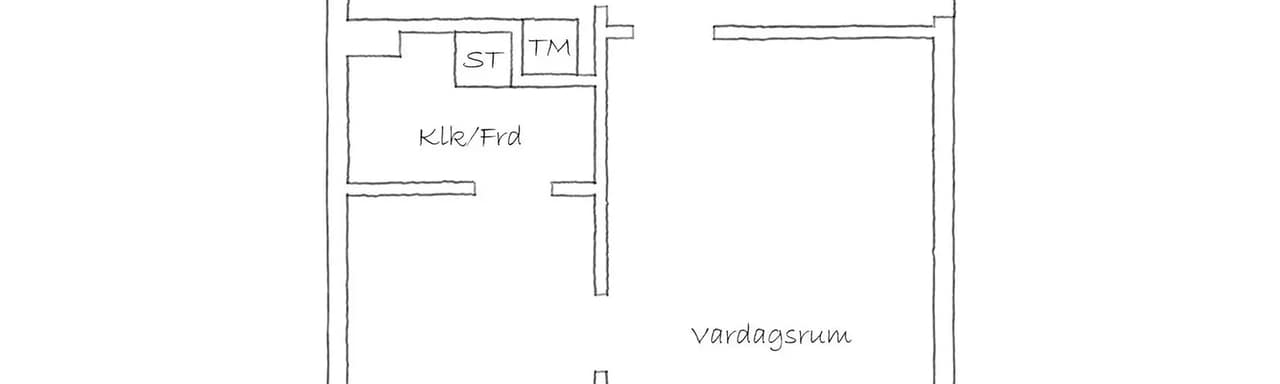 Planritning för Kungsängsgatan 57 C