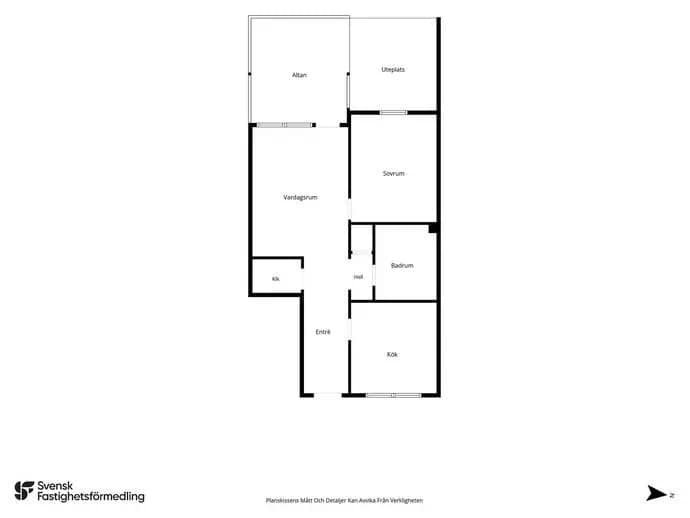 Floor plan for Torsgatan 110