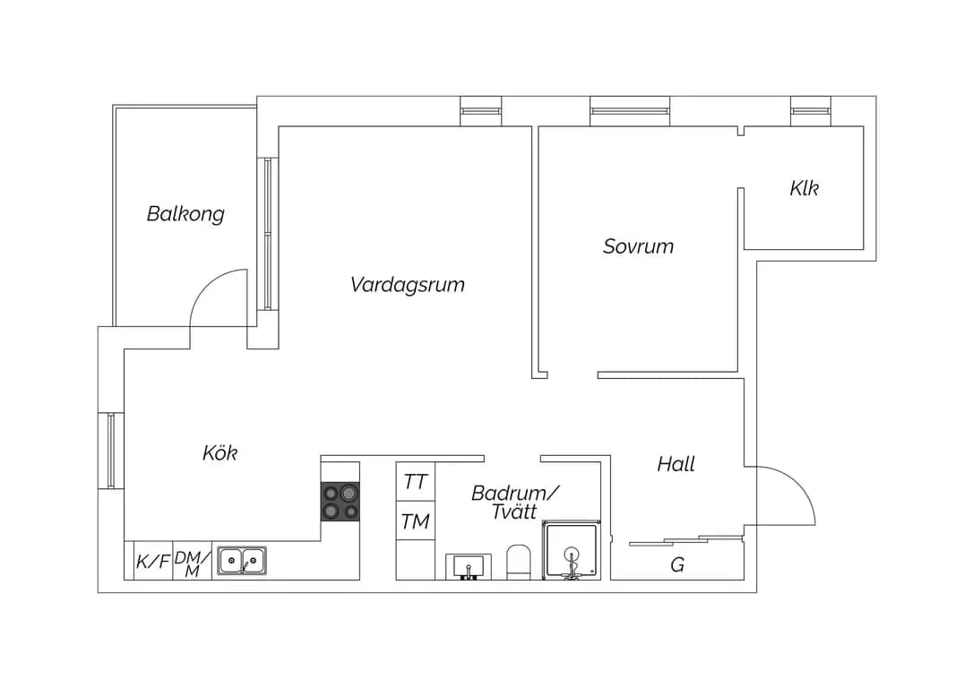 Floor plan for Isbergs gata 4