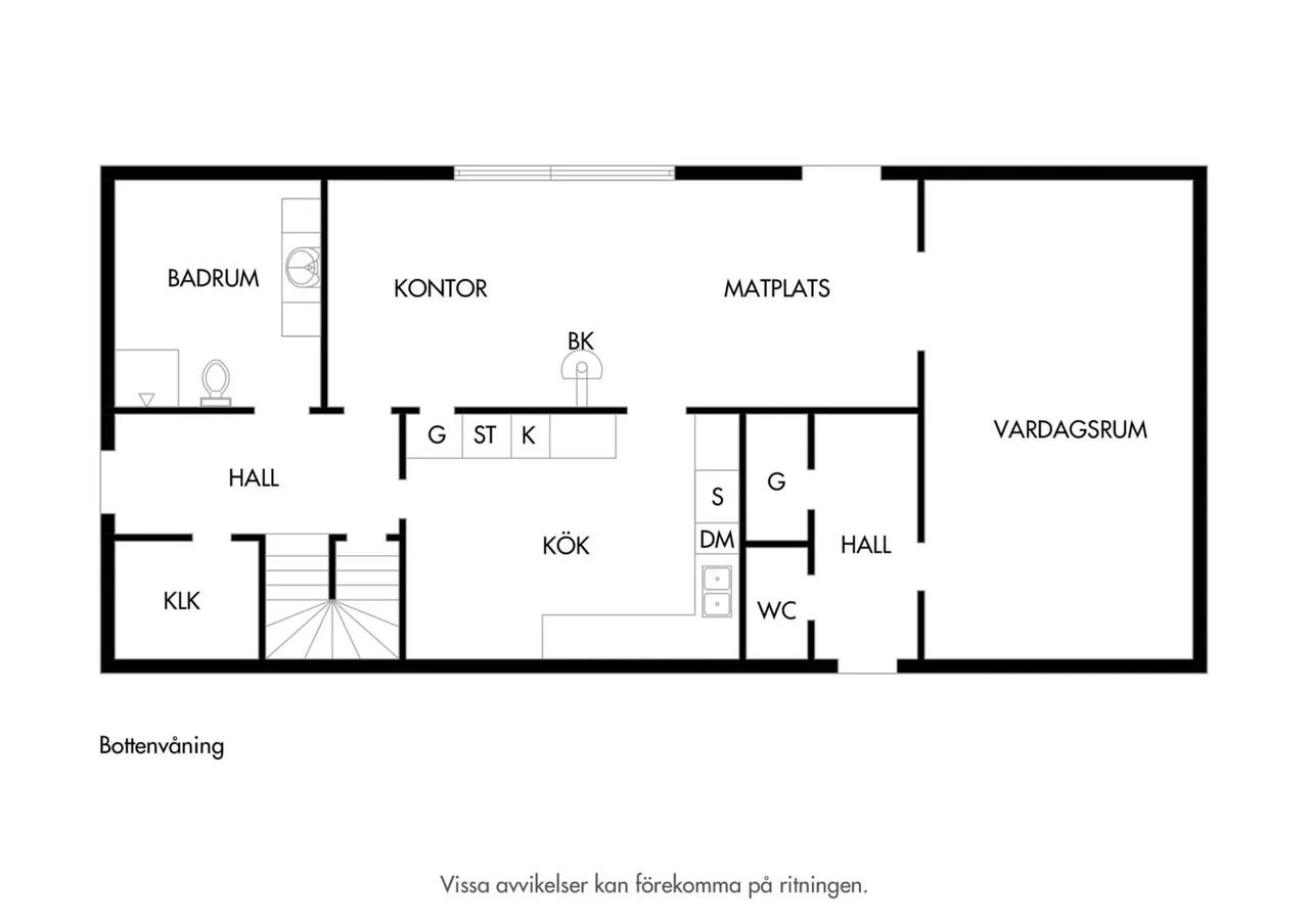 Planritning för Nybo Gård - Sörby gamla byaväg 18-3