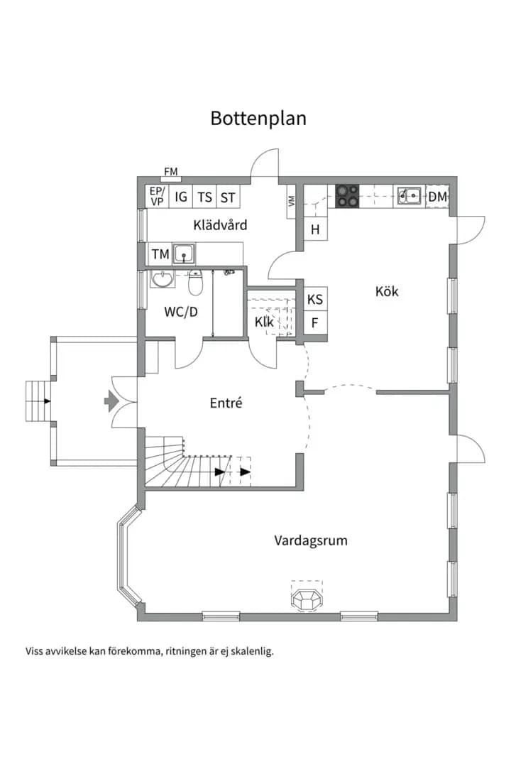 Floor plan for Lillebovägen 9