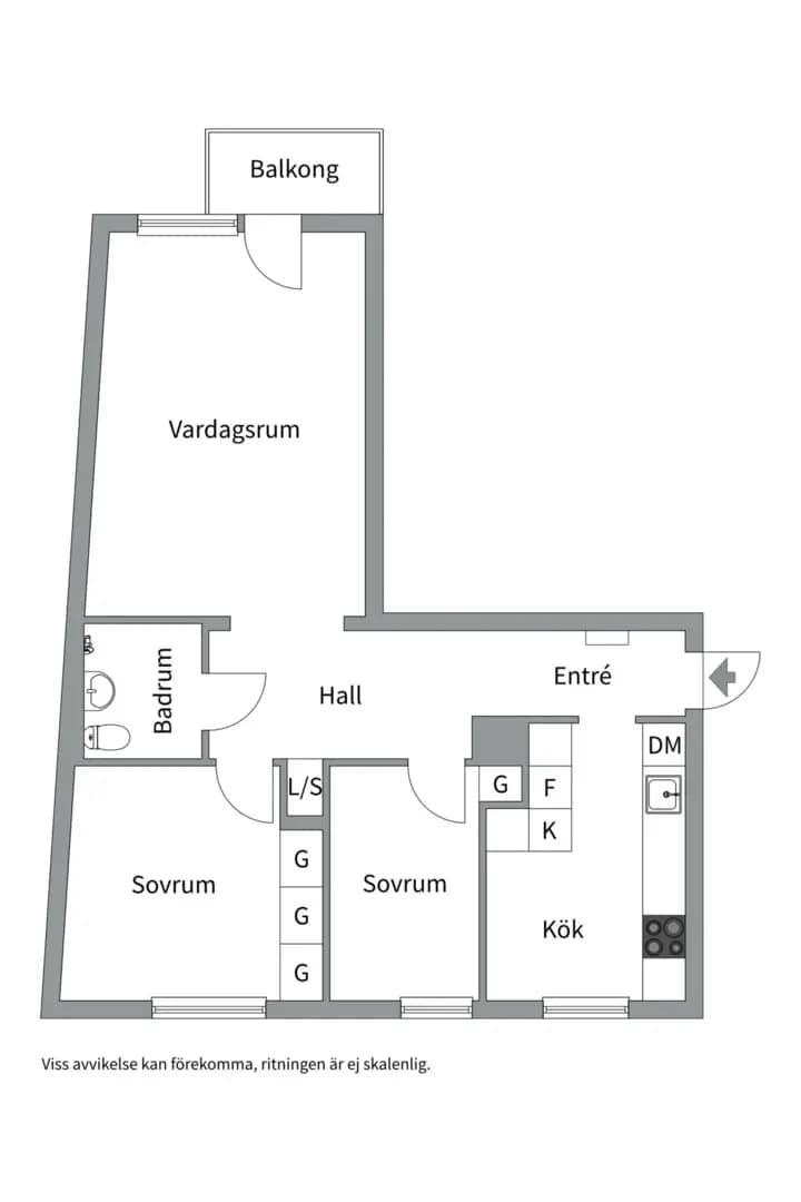 Floor plan for Becksjudarvägen 47