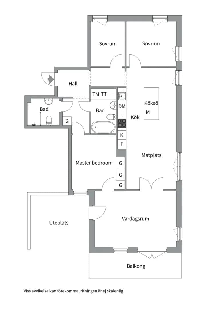 Floor plan for Tollarevägen 51